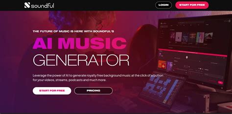 Soundful AI Music Generator for Royalty-free Background Music