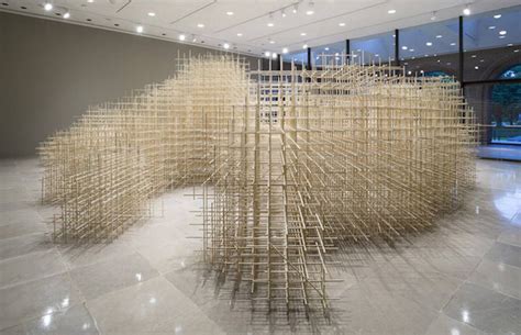 Wooden Installation Made of 10 000 Sticks | University art, Art gallery ...