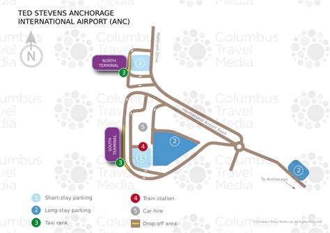 Ted Stevens Airport Map