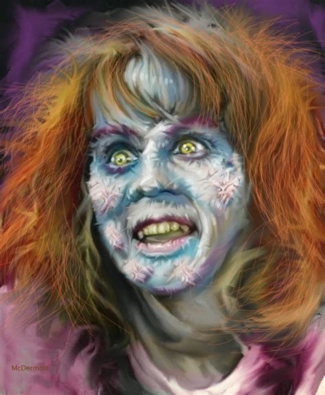 Linda Blair from the Exorcist by JamesPeterMcDermott on DeviantArt