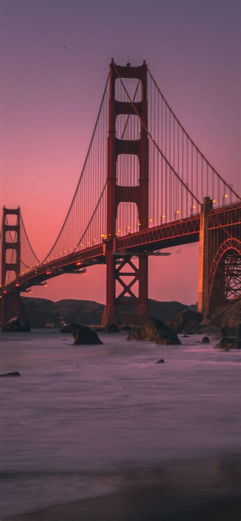 Golden Gate Bridge Sunset Wallpapers - Top Free Golden Gate Bridge Sunset Backgrounds ...