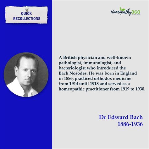 Dr Edward Bach Biography and Books