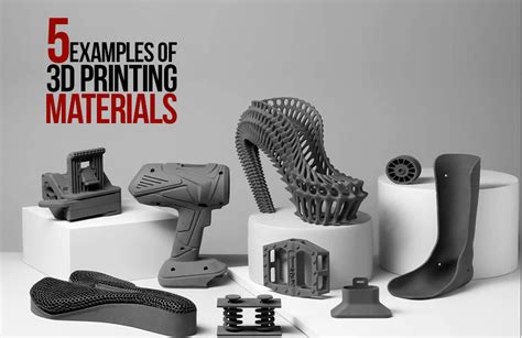 5 Examples of 3D printing materials - RTF | Rethinking The Future