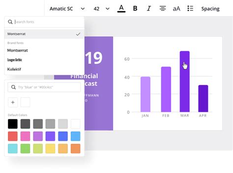 利用圖表設計工具在線上快速製作自訂圖表 | Canva