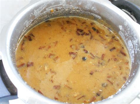 Cherupayar parippu payasam, a traditional Kerala dessert made with coconut milk and jaggery for ...