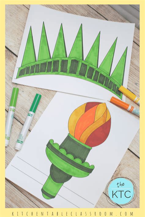 Statue Of Liberty Crown Printable - Printable Computer Tools