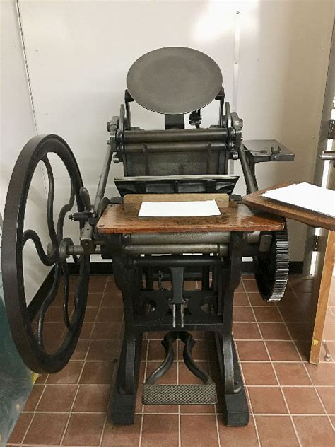 George Phineas Gordon’s Platen Job Press