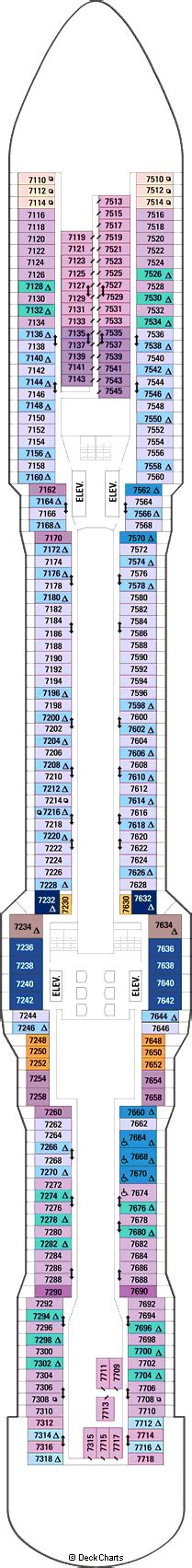 Royal Caribbean Anthem of the Seas Deck Plans: Ship Layout, Staterooms ...