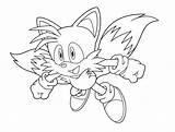 Miles Tails Coloring Pages sketch template
