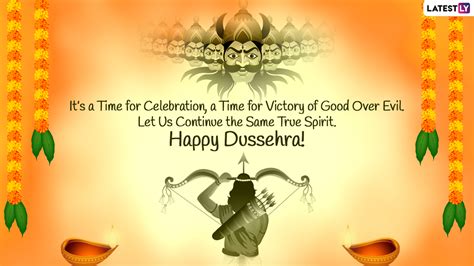 Dussehra 2022 Wishes & Ravan Dahan HD Images: Quotes on Victory of Good ...