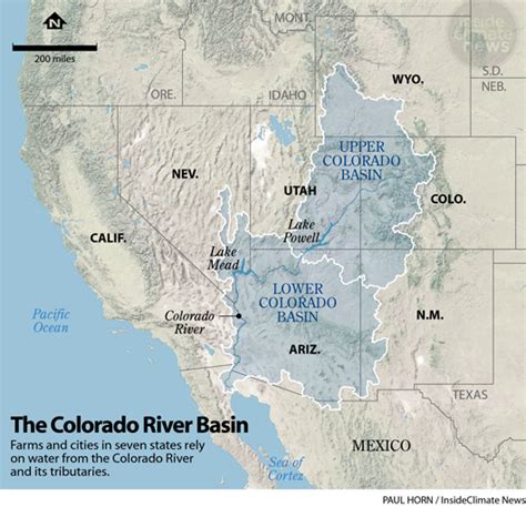 Upper Colorado River Basin Map