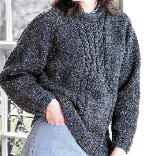 Ladies roll neck sweater knitting pattern PDF digital download | Etsy