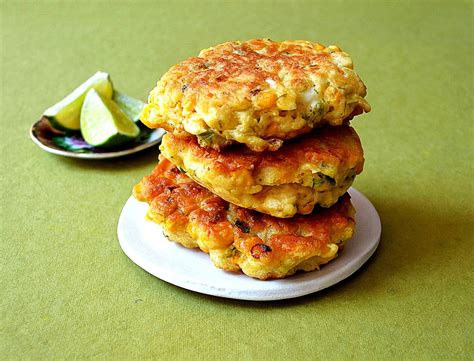 Thai-Style Crispy Corn Fritters by Jill Nammar at Honest Cooking