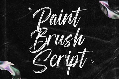 Paint Brush Script Font - Dafont Free