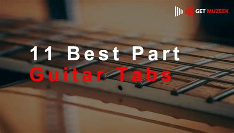 11 Best Part Guitar Tabs (Buying Guide)