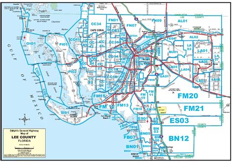 Map Of Lee County Florida - Printable Maps