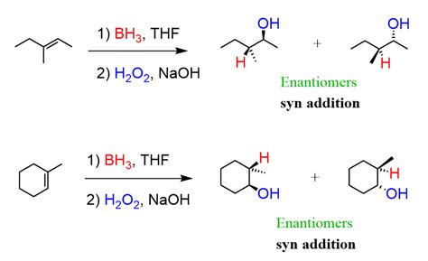 Hydroboration-Oxidation of Alkenes: Regiochemistry and Stereochemistry with Practice Problems ...