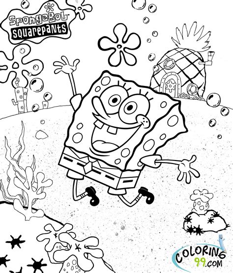 Spongebob Squarepants Coloring Pages | Minister Coloring