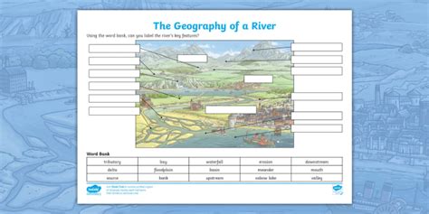 Features of a River Multiple Choice Quiz - Twinkl