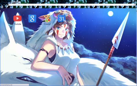 princess mononoke Chrome Theme - ThemeBeta