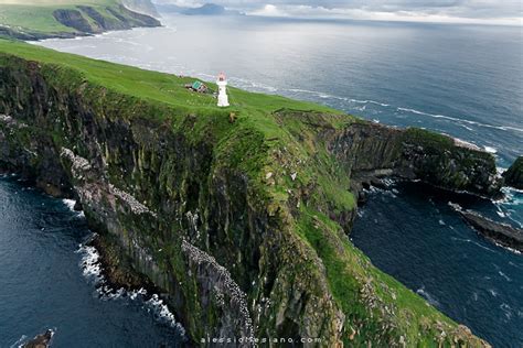 Mykines lighthouse | Aerial view of Mykines Island. Faroe Is… | Alessio Mesiano | Flickr