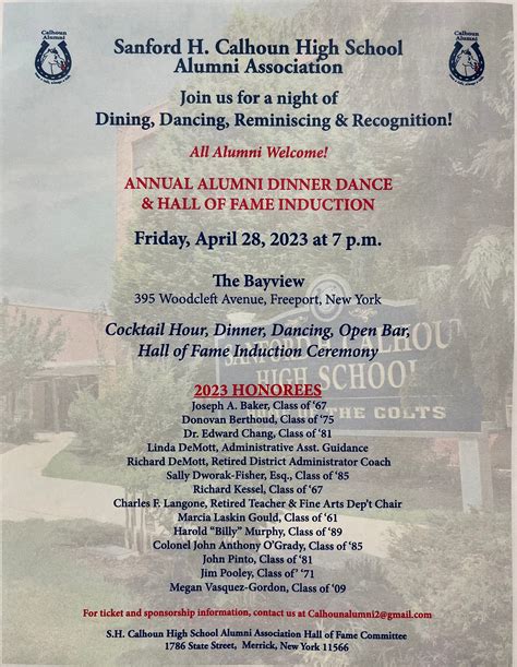 Apr 28 | Calhoun High School Alumni Dinner Dance & Hall of Fame ...