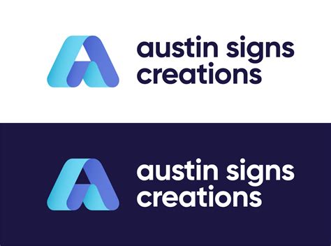 Austin Signs Creations - Logo Design by Marc Guiu 🚀 on Dribbble