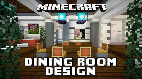 Minecraft Modern Dining Room