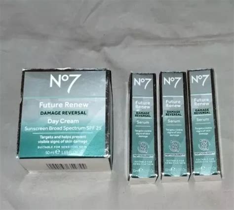 NO7 FUTURE RENEW Damage Reversal Day Cream SPF 25 & 3 Damage Reversal ...