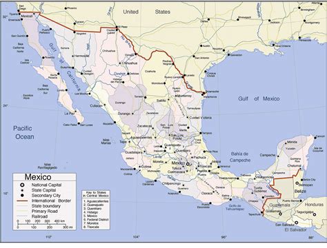 Map of Mexico | Map of North America