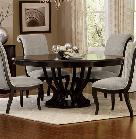 Round Pedestal Dining Table With Leaves : Dining Table Pedestal Round Tables Modern | Enterisise