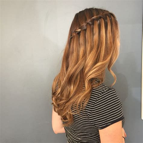 Waterfall braid | Waterfall braid, Long hair styles, Hair styles