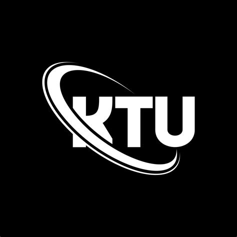 KTU logo. KTU letter. KTU letter logo design. Initials KTU logo linked with circle and uppercase ...