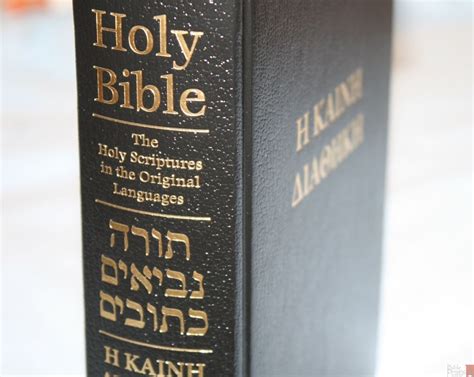 TBS Hebrew and Greek Bible – Review - Bible Buying Guide