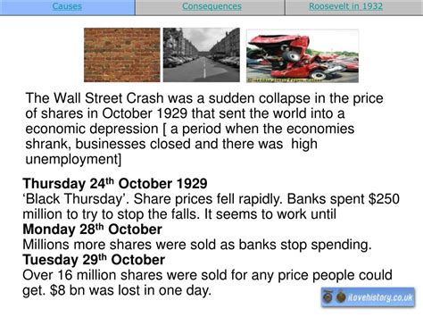 PPT - What were the causes and consequences of the Wall Street Crash ...