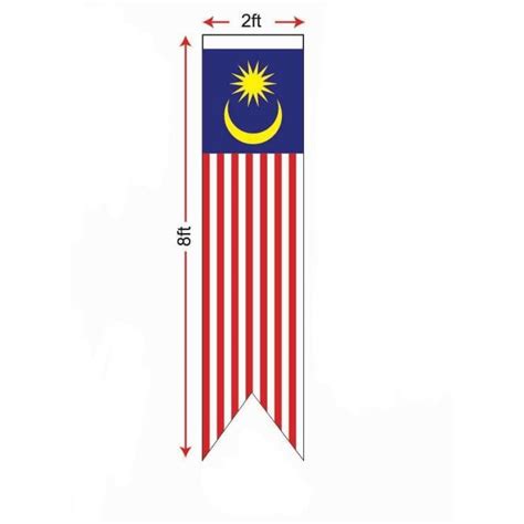 Malaysia Flag Set 2 x 8 ft Polyester Banner (All States in Malaysia) | Shopee Malaysia