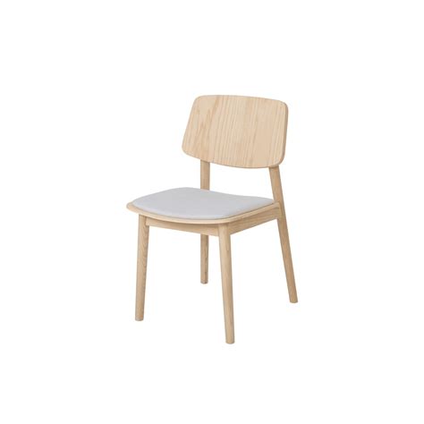 MIRKO - Solid Ash Wood Dining Chair - Crownlivin