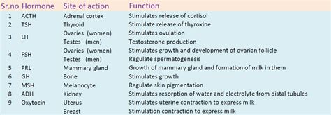 hormones and Endocrine gland its types and functions | study science