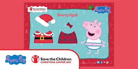 FREE! - Peppa Pig Christmas Dress-Up Peppa (teacher made)