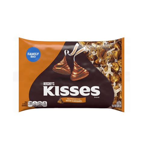 Hershey's Kisses Milk Chocolate Filled with Caramel, 18.8 Oz. - Walmart.com - Walmart.com