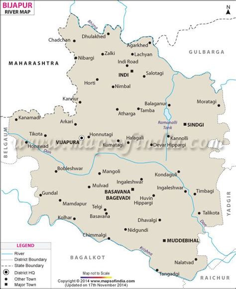 Bijapur River Map | Map, India world map, River