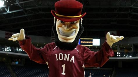 Iona Gaels mascot, Killian. | Mascot, March madness, Fun sports