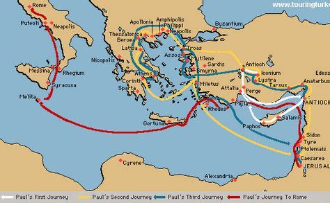 Paul's missionary journeys. | Book of Acts: Acts of The Apostles | Paul's missionary journeys ...