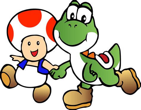 Download Toad, Yoshi, Nintendo. Royalty-Free Vector Graphic - Pixabay