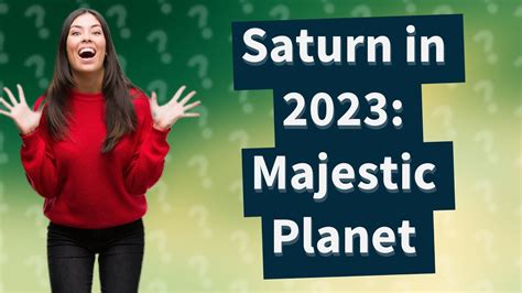 Is Saturn visible from Earth in 2023? - YouTube