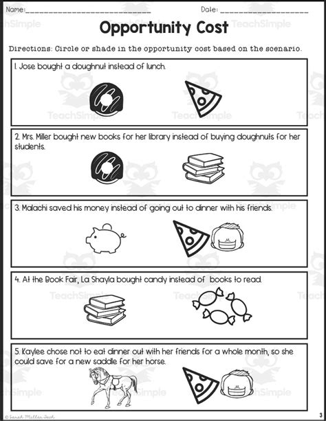 Opportunity Costs Reading Packet by Teach Simple