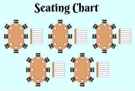 Blank Wedding Seating Charts - 10 Free PDF Printables | Printablee