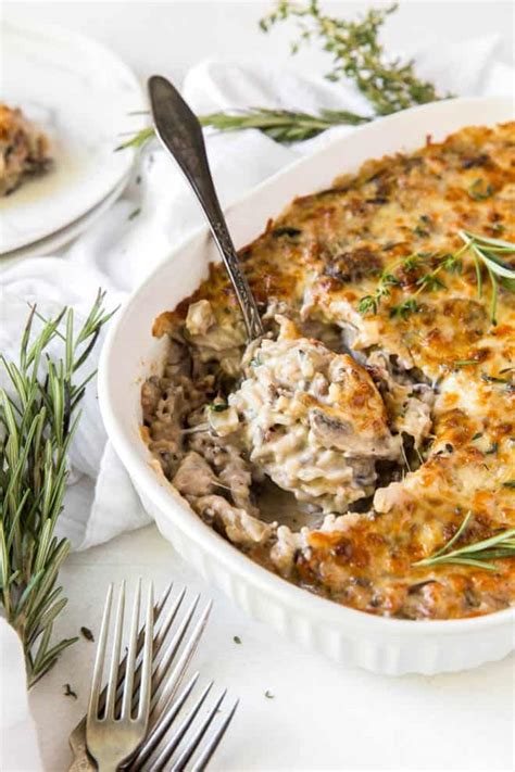 Wild Rice and Mushroom Casserole - Spoonful of Flavor