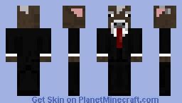 cow in a suit! Minecraft Skin