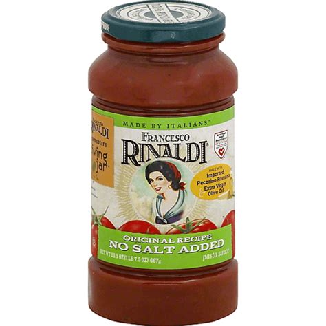 Francesco Rinaldi Sauce, Traditional No Salt Added | Pasta Sauce | Foodtown